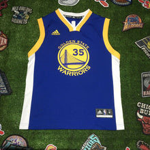 Load image into Gallery viewer, Adidas KEVIN DURANT #35 Golden State Warriors Basketball Jersey Youth M