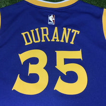 Load image into Gallery viewer, Adidas KEVIN DURANT #35 Golden State Warriors Basketball Jersey Youth M