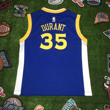 Load image into Gallery viewer, Adidas KEVIN DURANT #35 Golden State Warriors Basketball Jersey Youth M