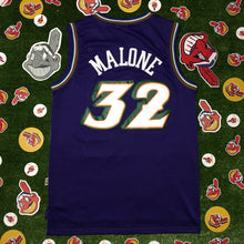 Load image into Gallery viewer, Karl Malone #32 Utah Jazz Men's adidas Throwback Classics Swingman Jersey Size Large