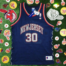 Load image into Gallery viewer, NBA New Jersey Nets Kerry Kittles Champion Jersey Autographed*