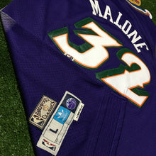 Load image into Gallery viewer, Karl Malone #32 Utah Jazz Men's adidas Throwback Classics Swingman Jersey Size Large